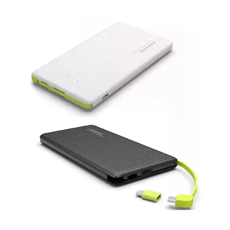 Power Bank 10.000mAh | Cabos Embutidos Práticos | Bateria Portátil Segura
