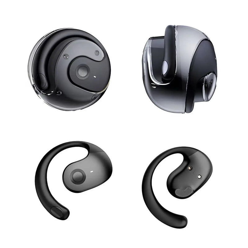 Fone Bluetooth Gancho de Orelha | TWS Anti-Queda e 3h Bateria