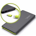 Power Bank 10.000mAh | Cabos Embutidos Práticos | Bateria Portátil Segura