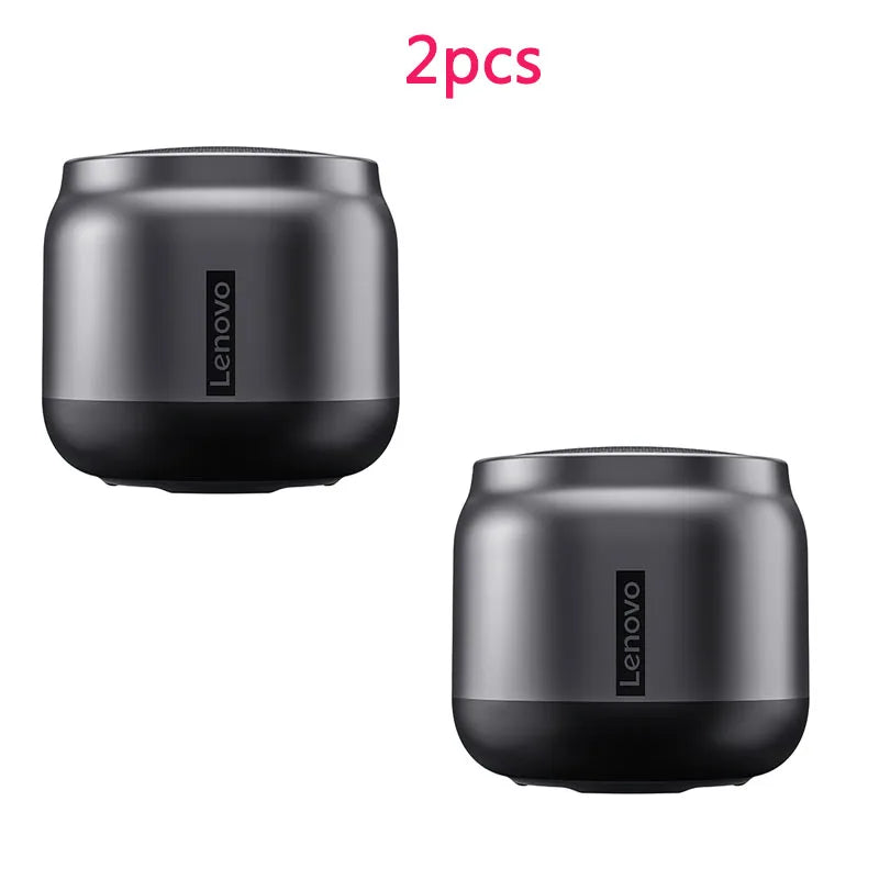 Caixa de Som Portátil Lenovo K3/K30 Bluetooth 5.0 Estéreo 3D Subwoofer Wireless