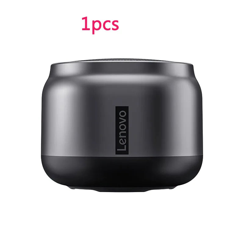 Caixa de Som Portátil Lenovo K3/K30 Bluetooth 5.0 Estéreo 3D Subwoofer Wireless