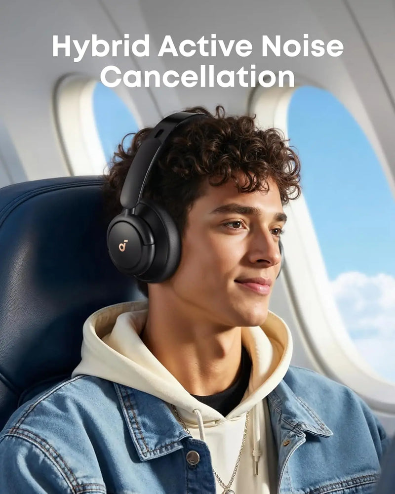 Fone de Ouvido Anker Soundcore Life Q30 Hybrid Active Over-Ear Bluetooth Sem Fio com Cancelamento de Ruído