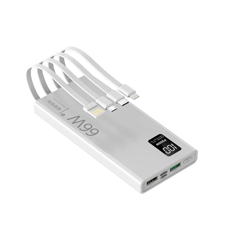 Power Bank 65W Max | Carga Rápida Dupla Via