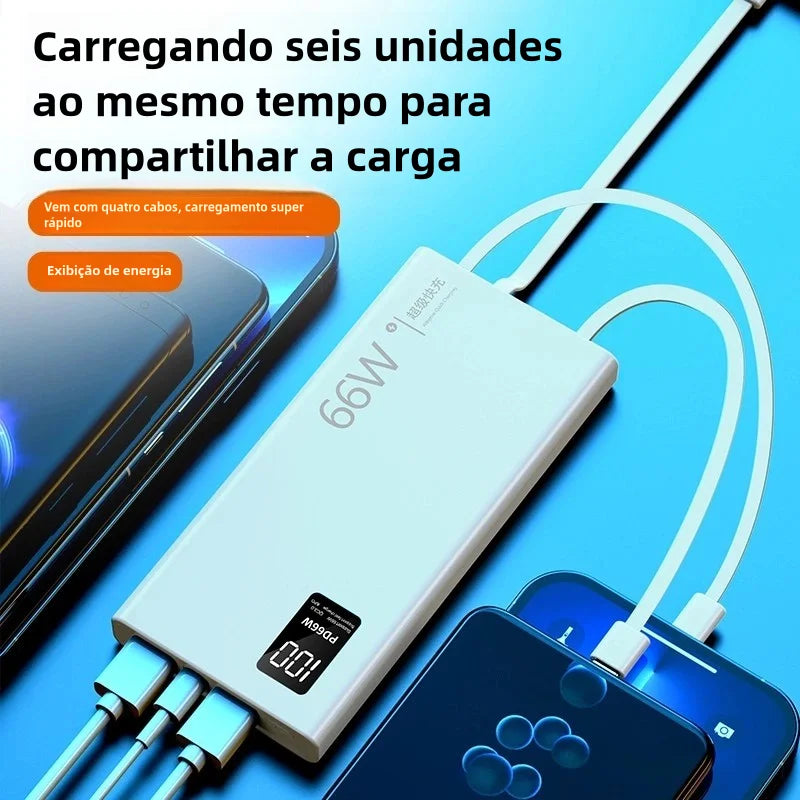 Power Bank 65W Max | Carga Rápida Dupla Via