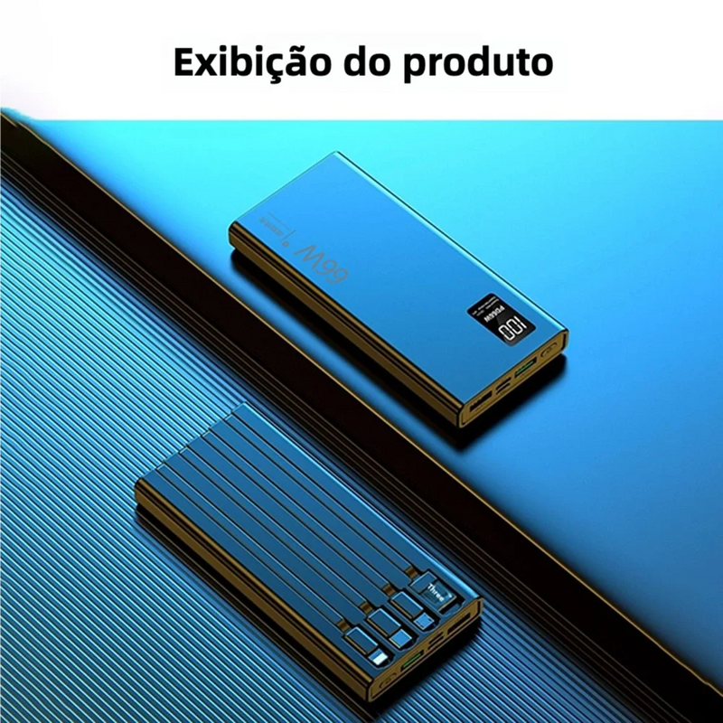 Power Bank 65W Max | Carga Rápida Dupla Via