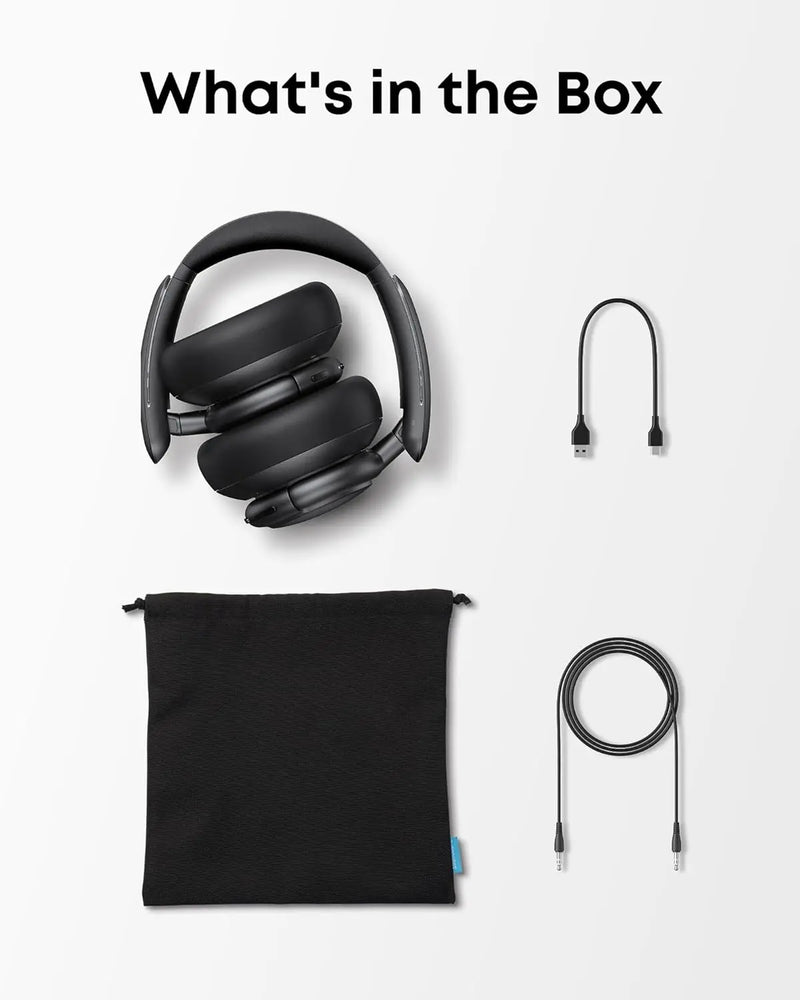 Fone de Ouvido Anker Soundcore Life Q30 Hybrid Active Over-Ear Bluetooth Sem Fio com Cancelamento de Ruído