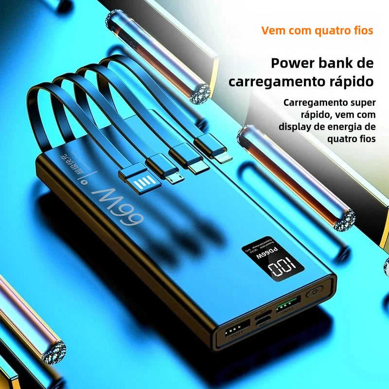 Power Bank 65W Max | Carga Rápida Dupla Via