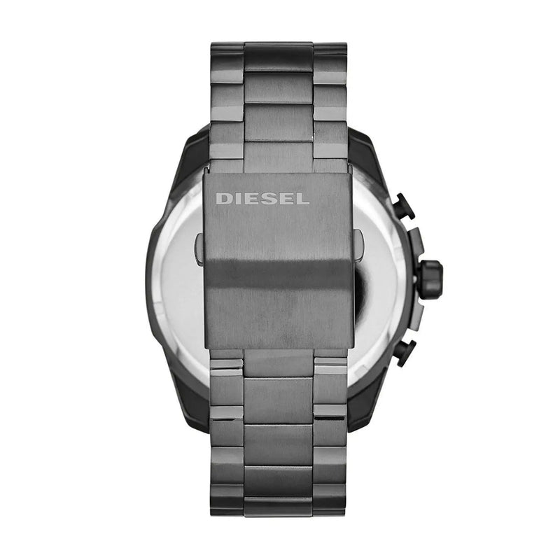 Relógio Diesel Mega Chief DZ4329 Masculino Chumbo Aço Tungstênio Cronógrafo 100M