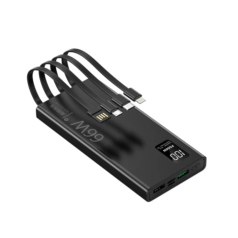 Power Bank 65W Max | Carga Rápida Dupla Via